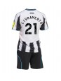 Newcastle United Tino Livramento #21 Heimtrikotsatz für Kinder 2025-26 Kurzarm (+ Kurze Hosen)